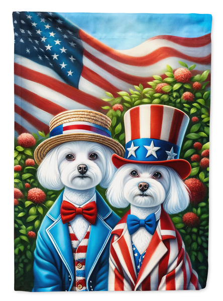 All American Maltese House Flag - Darktower Media