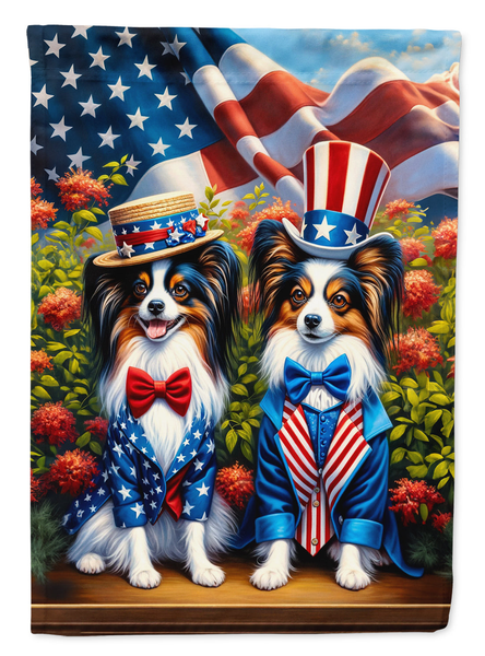 All American Papillon House Flag - Darktower Media