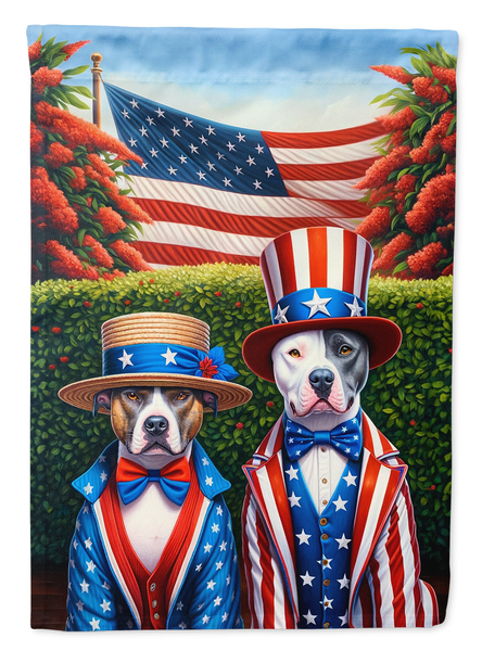 All American Pit Bull Terrier Garden Flag - Darktower Media