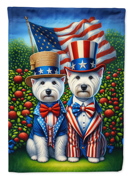 All American Westie Garden Flag - Darktower Media