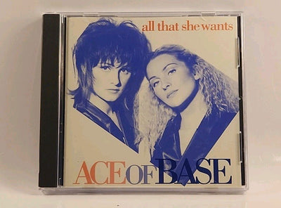 All That She Wants [US CD Maxi Single] by Ace of Base, 1993 Arista USA w1s3 2839