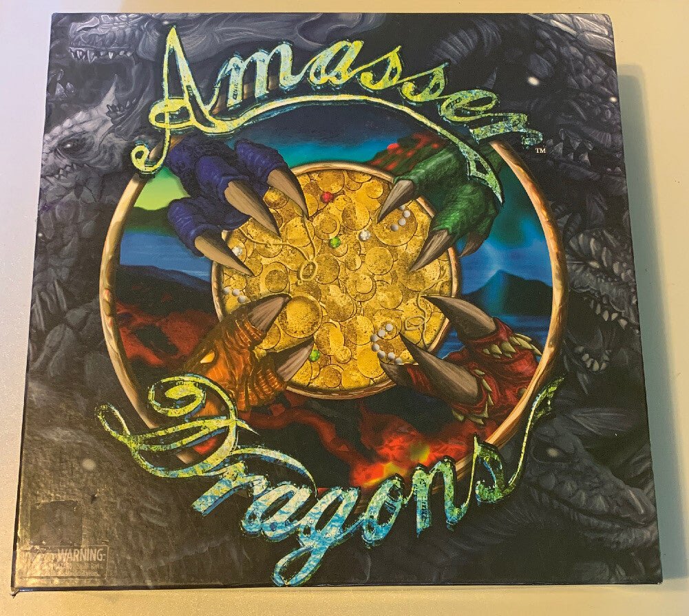 Amasser Dragons Fantasy Board Game Complete Euc Free Shipping - Darktower Media
