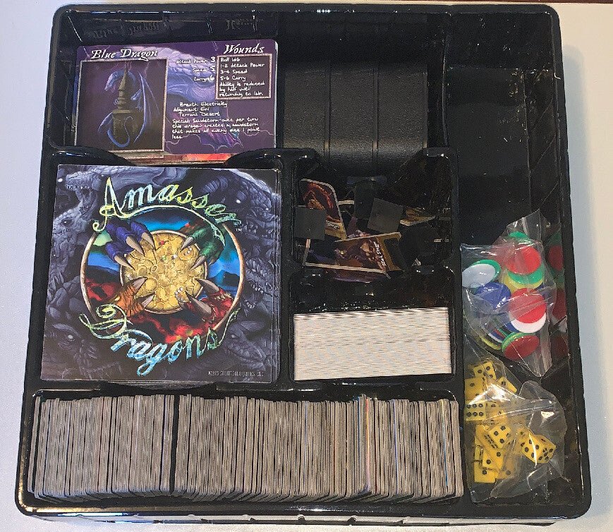 Amasser Dragons Fantasy Board Game Complete Euc Free Shipping - Darktower Media