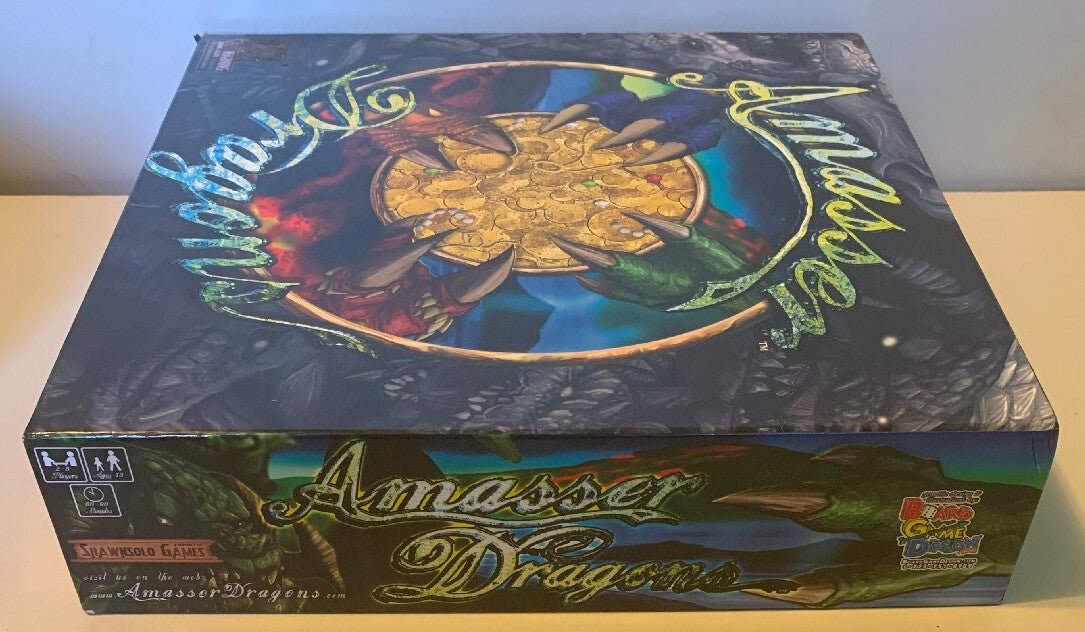 Amasser Dragons Fantasy Board Game Complete Euc Free Shipping - Darktower Media
