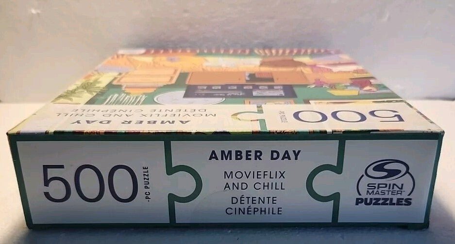 Amber Day Spin Master 500 Piece Jigsaw Puzzle MovieFlix and Chill NIB - Darktower Media