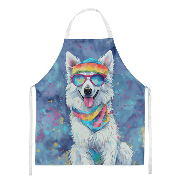 American Eskimo Hippie Dawg Apron - Darktower Media