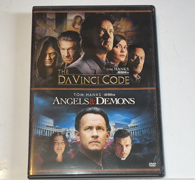 Angels & Demons / Da Vinci Code,  2 DVD Hanks, Tom, Scratch Free USA Region 1