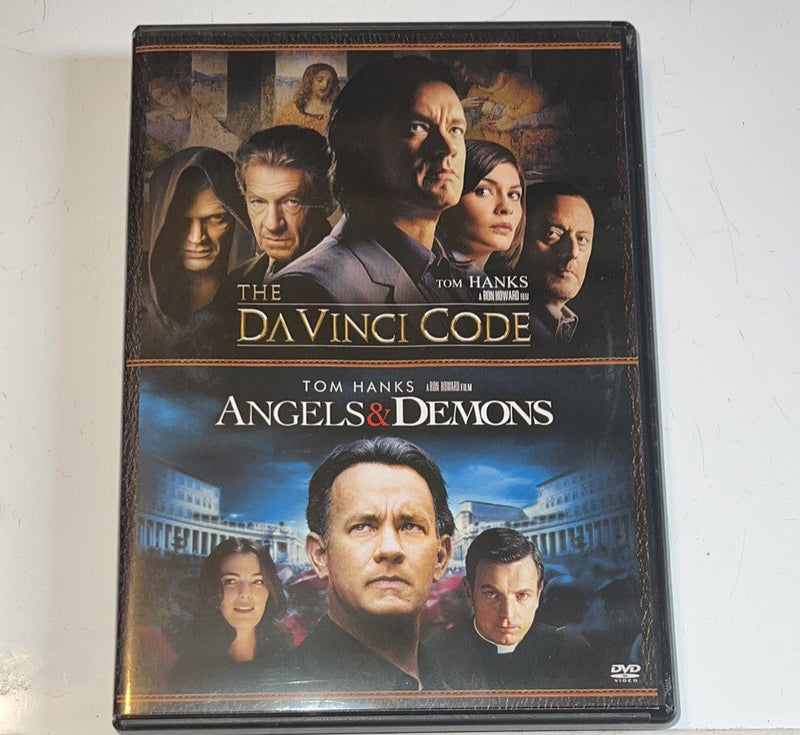 Angels & Demons / Da Vinci Code, 2 DVD Hanks, Tom, Scratch Free USA Region 1 - Darktower Media