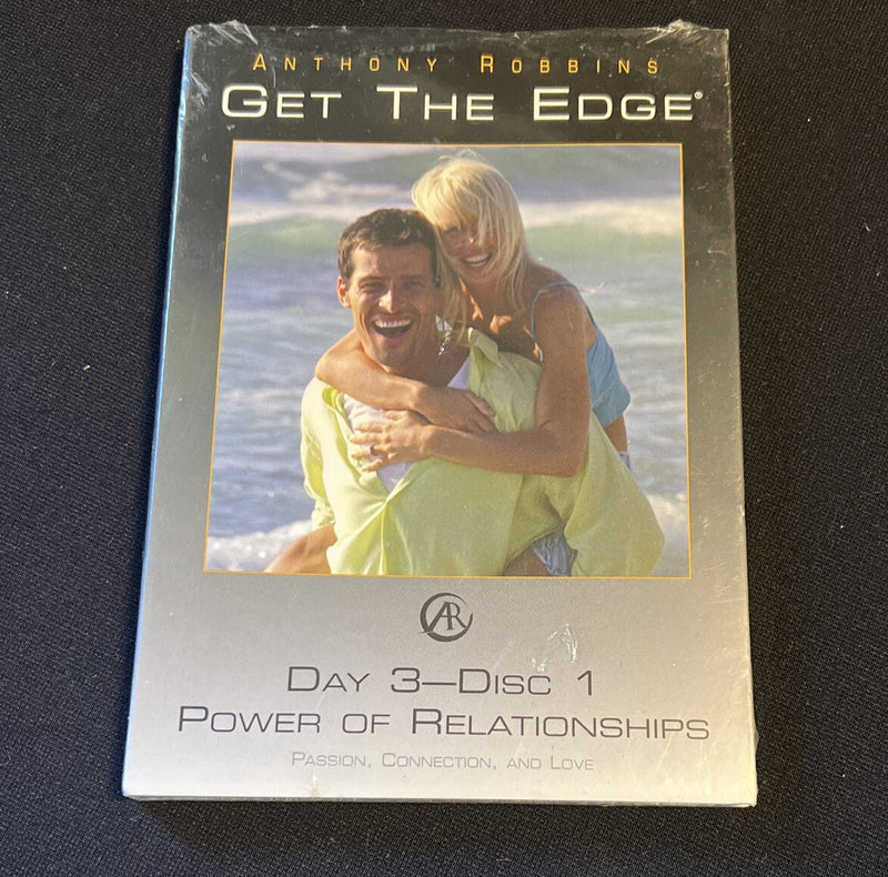 Anthony Robbins Get The Edge Day 3 Disc 1 Power Of Relationships (2000 DVD) NEW - Darktower Media