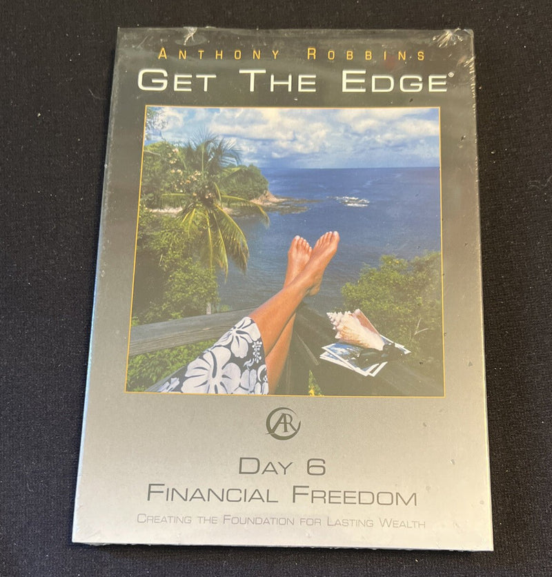 Anthony Robbins Get The Edge Day 6 Financial Freedom New Sealed 2000 - Darktower Media