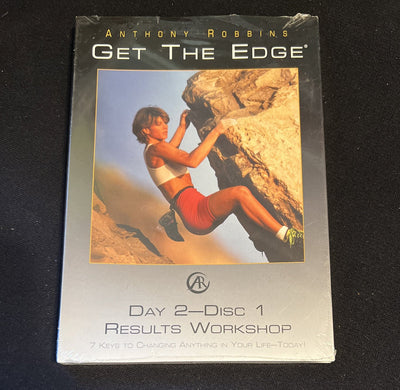 Anthony Robbins Get The Edge Results Workshop Single Audio CD Day 2 Disc 1 New