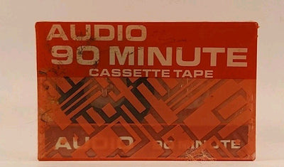 Audio Cassette Tape Vintage Walmart Normal BIAS 90 Minute Blank w1s3 2385