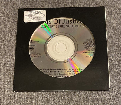 Axis of Justice - Concert Series Vol. 1 - U.S promo cd Columbia r1s9 953