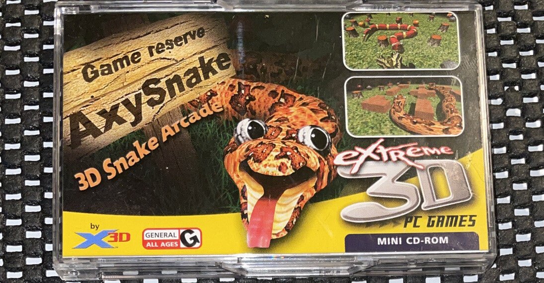 Axy Snake Mini CD - Rom Extreme 3D PC Games by X3D - Darktower Media