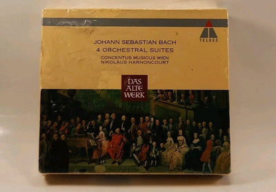 Bach 4 Orchestral Suites CD Das Alte Werk Tel Dec 1993 Germany Sealed r1s10 1181