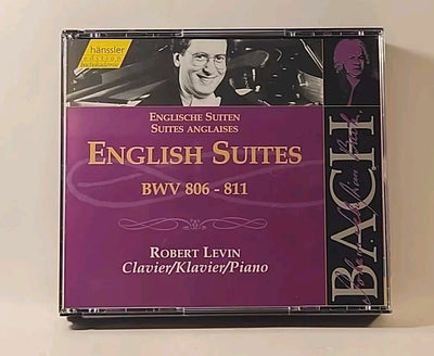 Bach English Suites ROBERT LEVIN Hänssler Edition Bachakademie 113 2CD Box