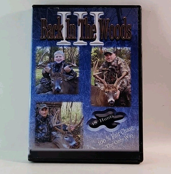 BACK IN THE WOODS III - 100% Fair Chase - Team Backwoods DVD USA w1 3683 - Darktower Media