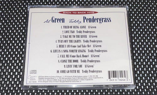 "Back To Back Hits" - "Al Green" - "Teddy Pendegrass" ( CD - Hi Records) USA - Darktower Media