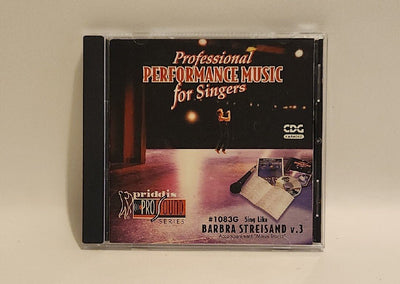 Barbra Streisand, Vol. 3 by Karaoke (CD, Nov-1998, Priddis)
