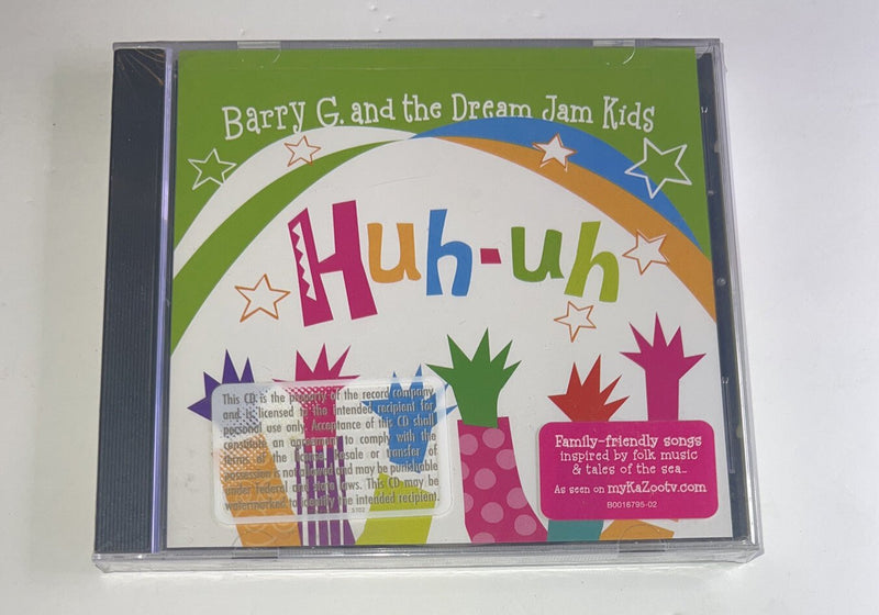 BARRY G. - Barry G & The Dream Jam Kids Huh - uh - CD - Sealed Promo - UPC Punch - Darktower Media