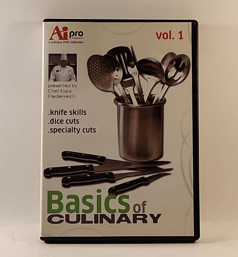 Basic of Culinary Vol. 1 DVD Chef Friedenreich 2007 Art Institute r1s3 430 - Darktower Media