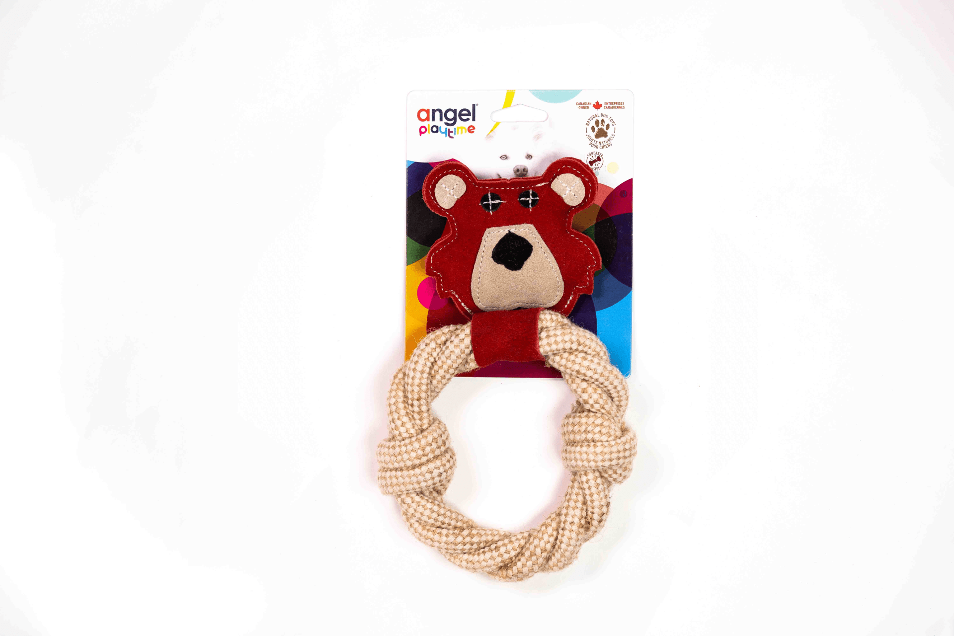 Bear & Rope Natural Dog Toy - Darktower Media