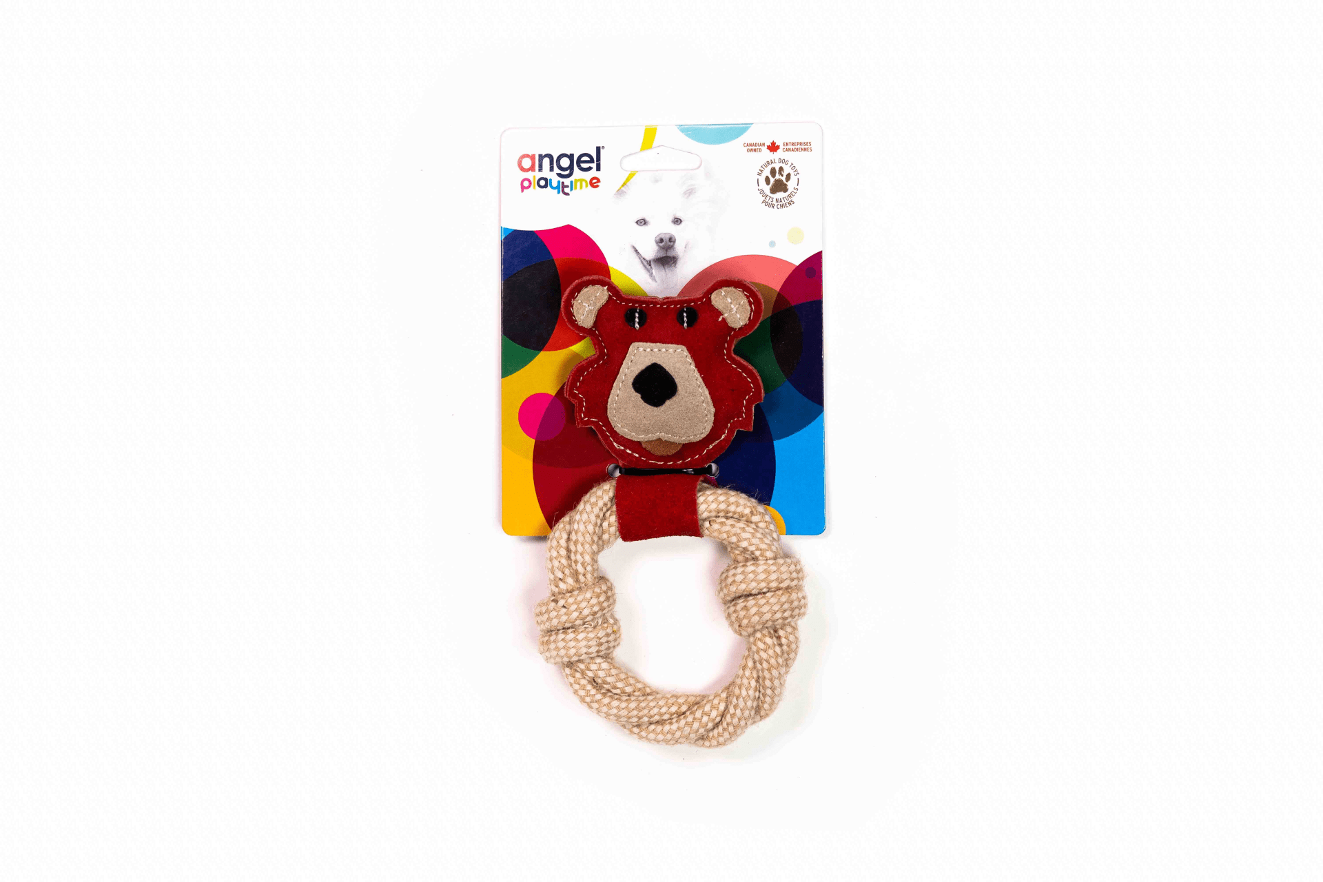 Bear & Rope Natural Dog Toy - Darktower Media