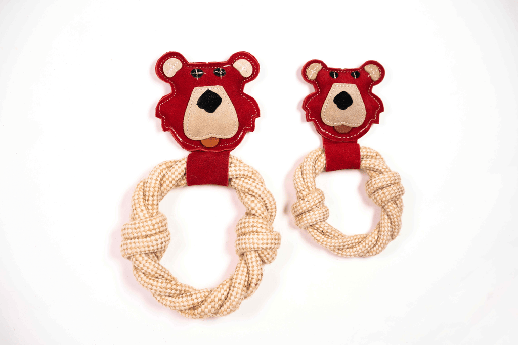 Bear & Rope Natural Dog Toy - Darktower Media