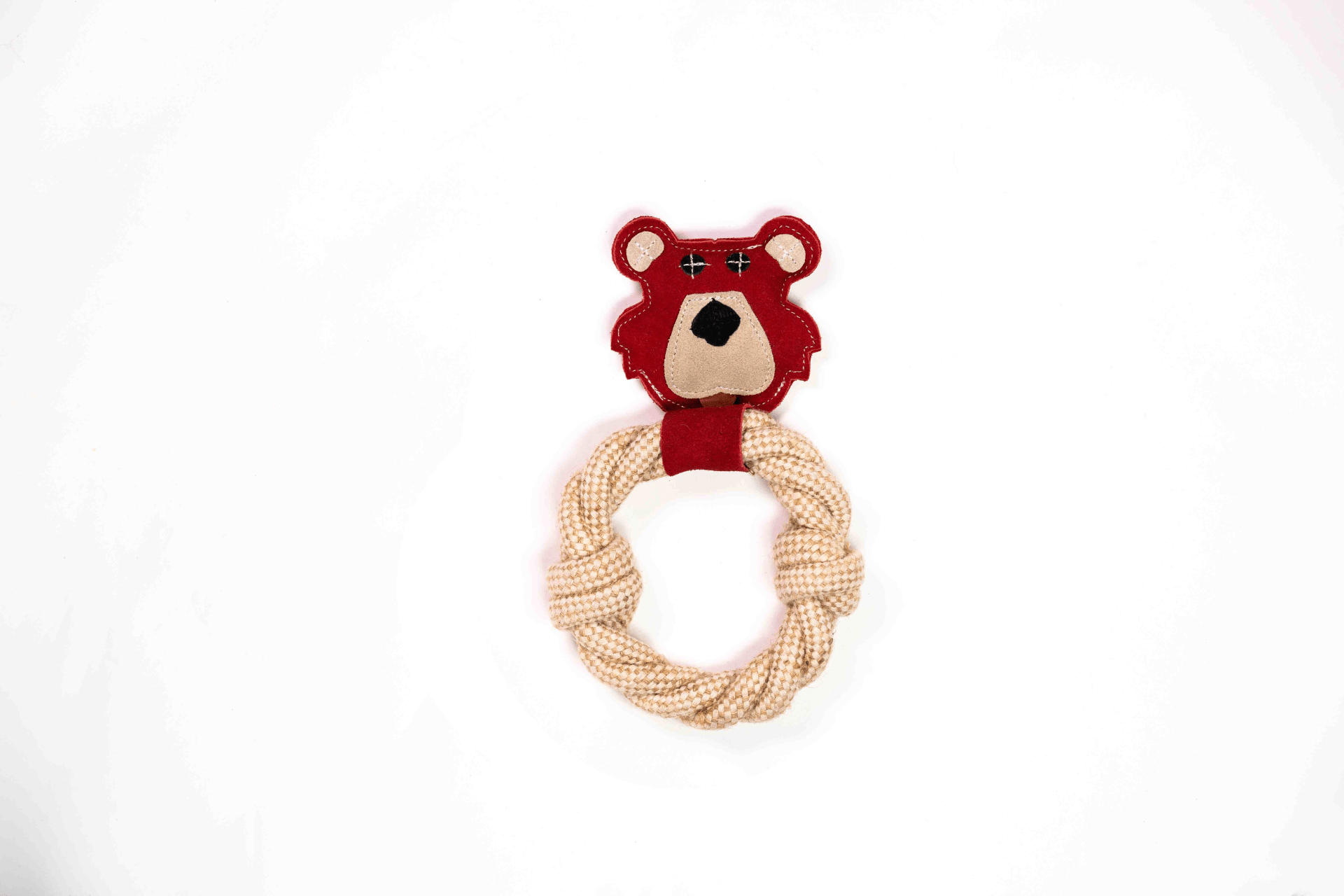 Bear & Rope Natural Dog Toy - Darktower Media