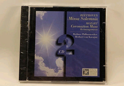 Beethoven: Missa Solemnis D Major Op. 123 Herbert Karajan 2 CD 1997 USA w1s11251