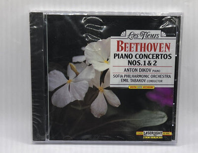 Beethoven Piano Concertos 1 & 2 CD Les Fleurs Anton Dikov Sofia Philharmonic