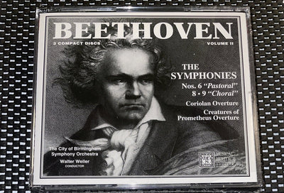 Beethoven: Symphonies Nos. 6 "Pastoral", 8, 9 "Choral" (CD, 3 Disc Box Set) USA