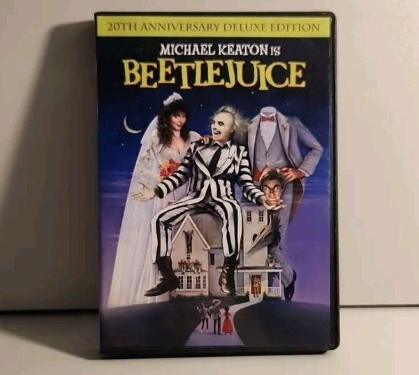 Beetlejuice (DVD, 2009, Deluxe Edition) Michael Keaton Warner Bros USA - Darktower Media