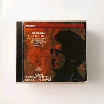 Berlioz Overtures COLIN DAVIS PHILIPS CD 416430-2 West Germany w1s3 3094