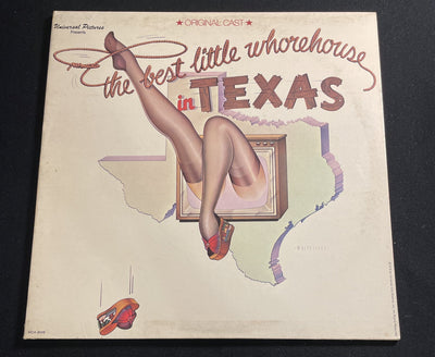 BEST LITTLE WHOREHOUSE IN TEXAS Soundtrack (Orig Cast) 12" Vinyl Record LP - Nm