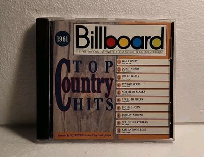 Billboard Top Country Hits 1961 Various Artists CD (Rhino) USA NM