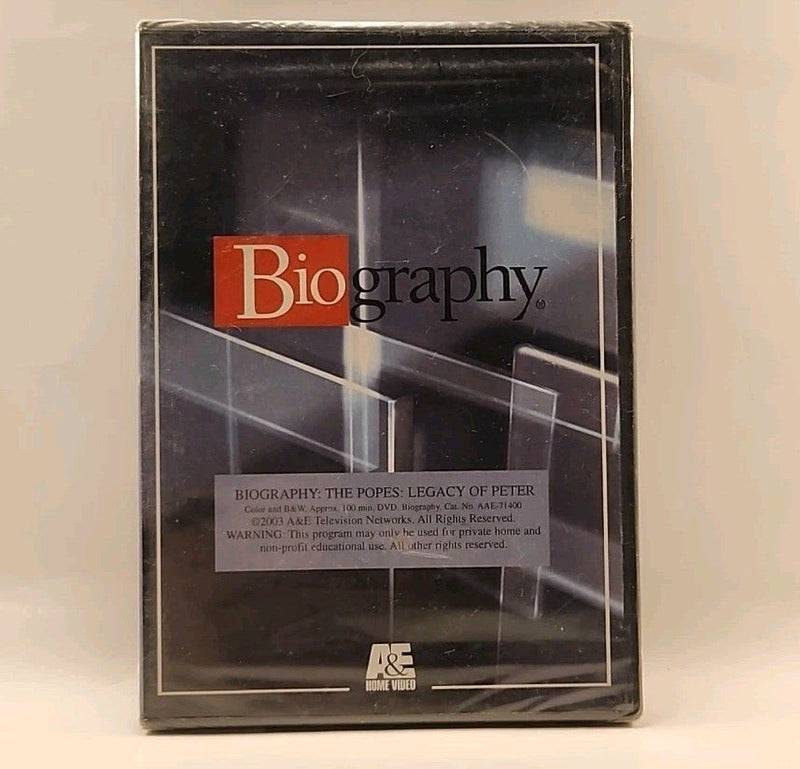 BIOGRAPHY The Popes Legacy of Peter the Apostle A&E DVD 2002 w1s2 1675 - Darktower Media