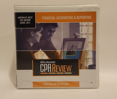 Bisk CPA Review Financial Accounting & Reporting Audio Tutor CDs Sealed