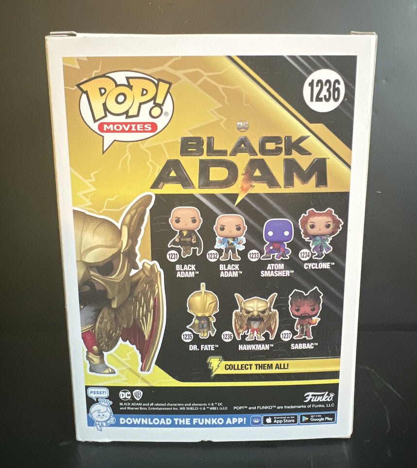 Black Adam Movie Hawkman Vinyl POP! Figure Toy 1236 FUNKO NEW NIB - Darktower Media