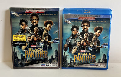 Black Panther (Blu-ray, 2018) with Slipcover Near Mint USA