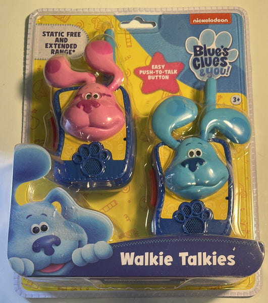 Blues Clues Walkie Talkie Easy Push To Talk Button Static Free Extended Range - Darktower Media