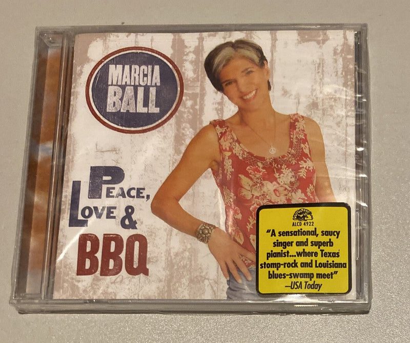 Blues - New CD - Marcia Ball - Peace, Love & BBQ - 13 Tracks - 2008 Alligator - Darktower Media
