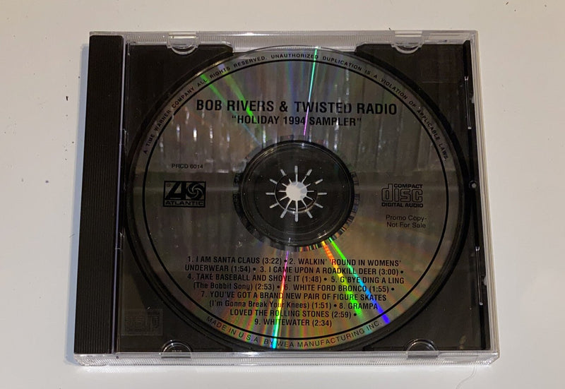 BOB RIVERS 1994 Holiday Sampler PROMO CD Unplayed 9 Tracks 0019 r1s1 - Darktower Media