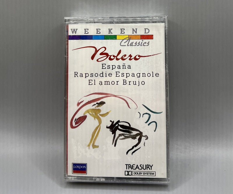 Bolero Espana Rapsodie Espagnole El Amor Brujo Weekend Classics Cassette New - Darktower Media