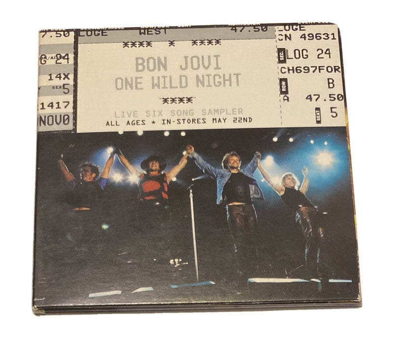 Bon Jovi One Wild Night Live 6 Song Sampler Promo Nm 4566 - Darktower Media