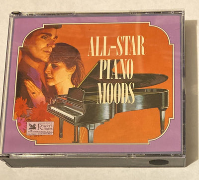 Box Set Readers Digest All Star Piano Moods 4 CDs 1993 Original Artwork Booklet