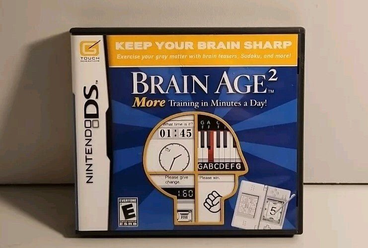 Brain Age 2 Nintendo DS Complete Tested Working r1s6 0716 - Darktower Media