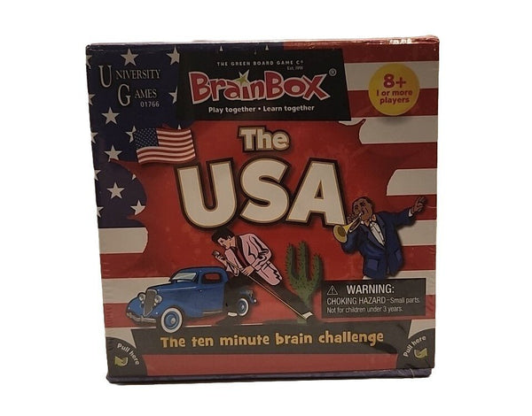 BRAIN BOX The USA 10 Minute Brain Challenge 2012 New Sealed University Games - Darktower Media