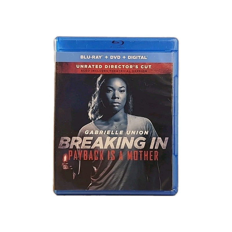 Breaking In (Blu - ray, DVD, Digital 2018) Gabrielle Union Unrated USA w1s3 2565 - Darktower Media