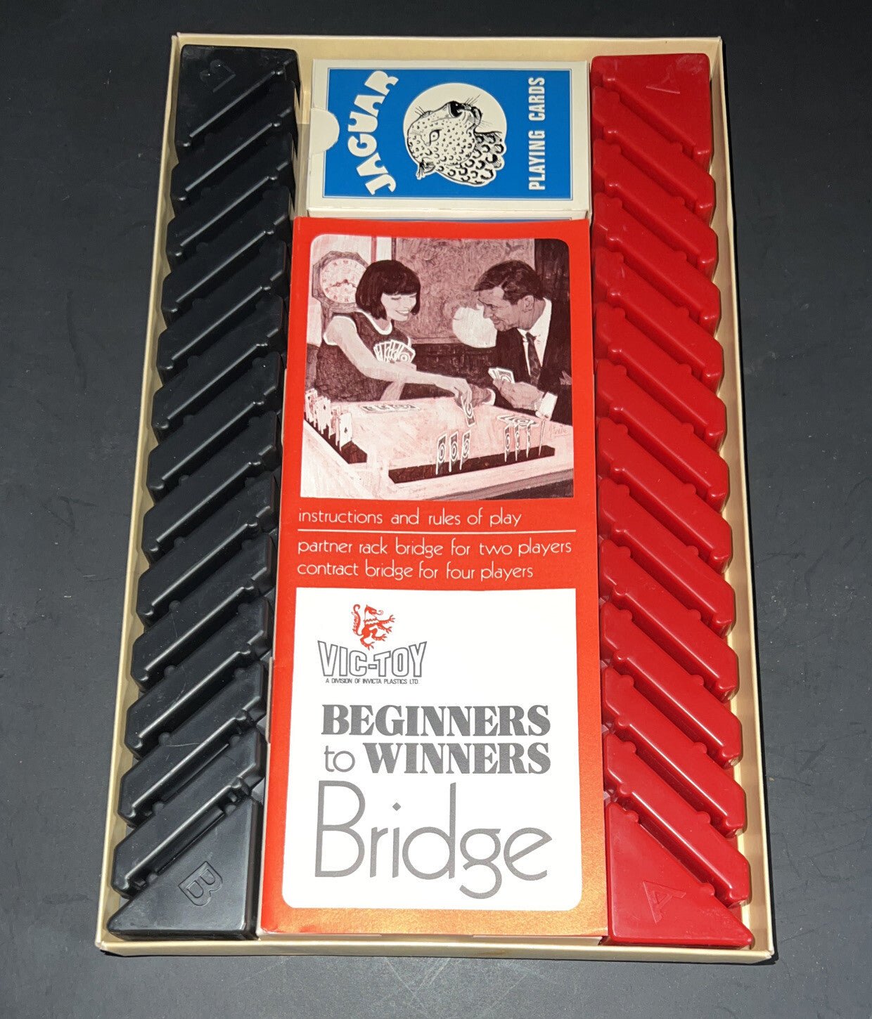 Bridge "Beginners to Winners" Card Game Vintage 1972 Vic - Toy Nice & Complete - Darktower Media